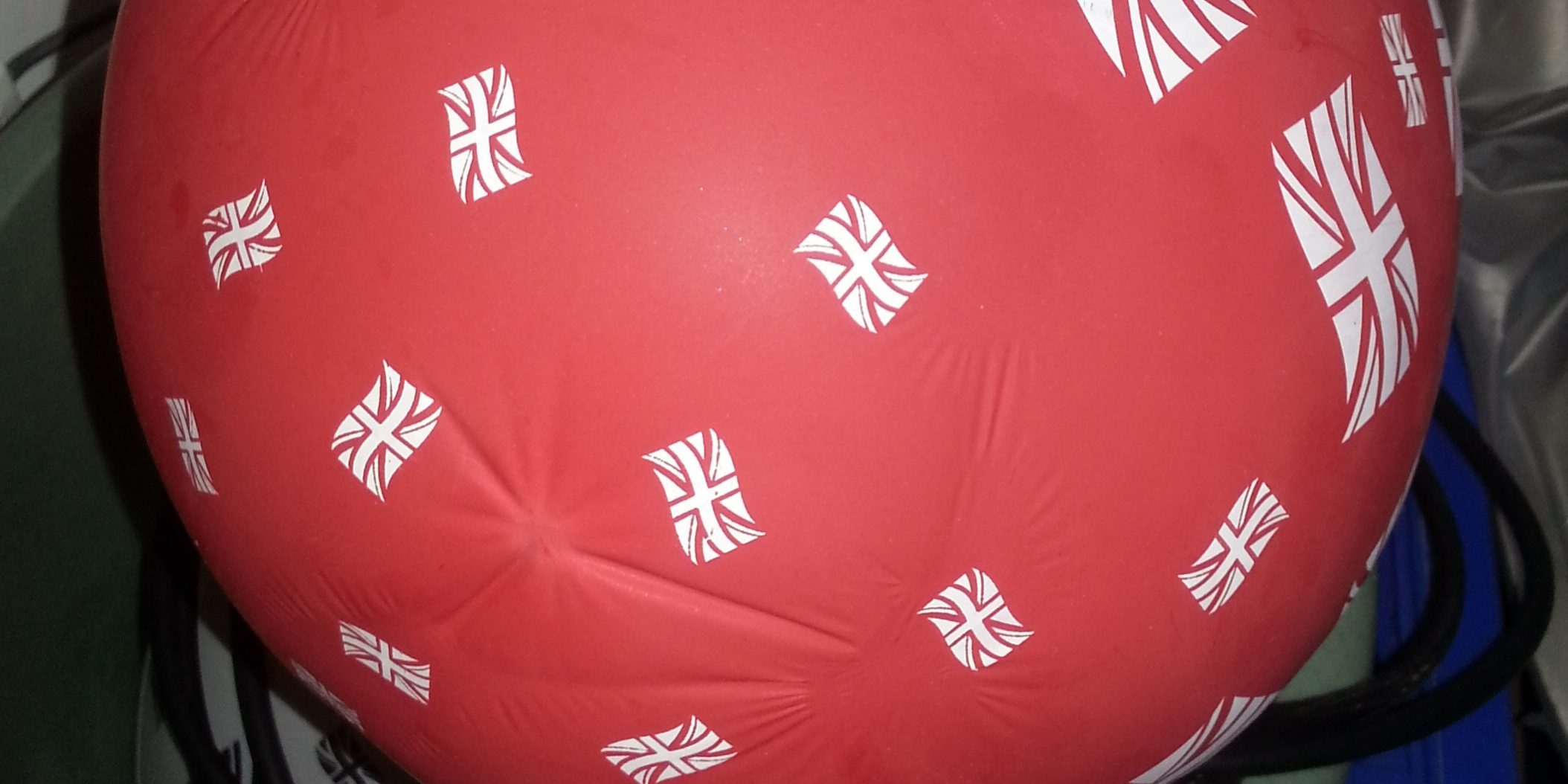 Balloon under the stairs Balloon under the stairs