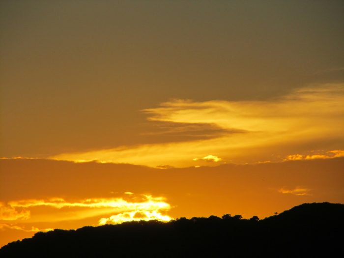Buzios sunset 80 Picture of a golden sunset