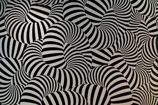 nick-fewings-FKh5ARZOODI-unsplash Complex abstract image of white and black striped rings