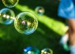 Abstract picture of colourful soap bubble